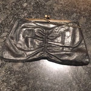 Hobo leather clutch